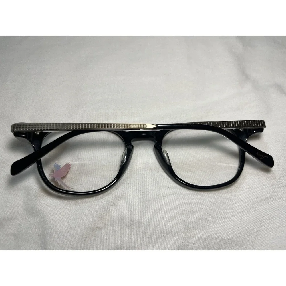 Maui Jim Women's Titanium Eyeglasses MJO 2406-02 Black 47-21-137